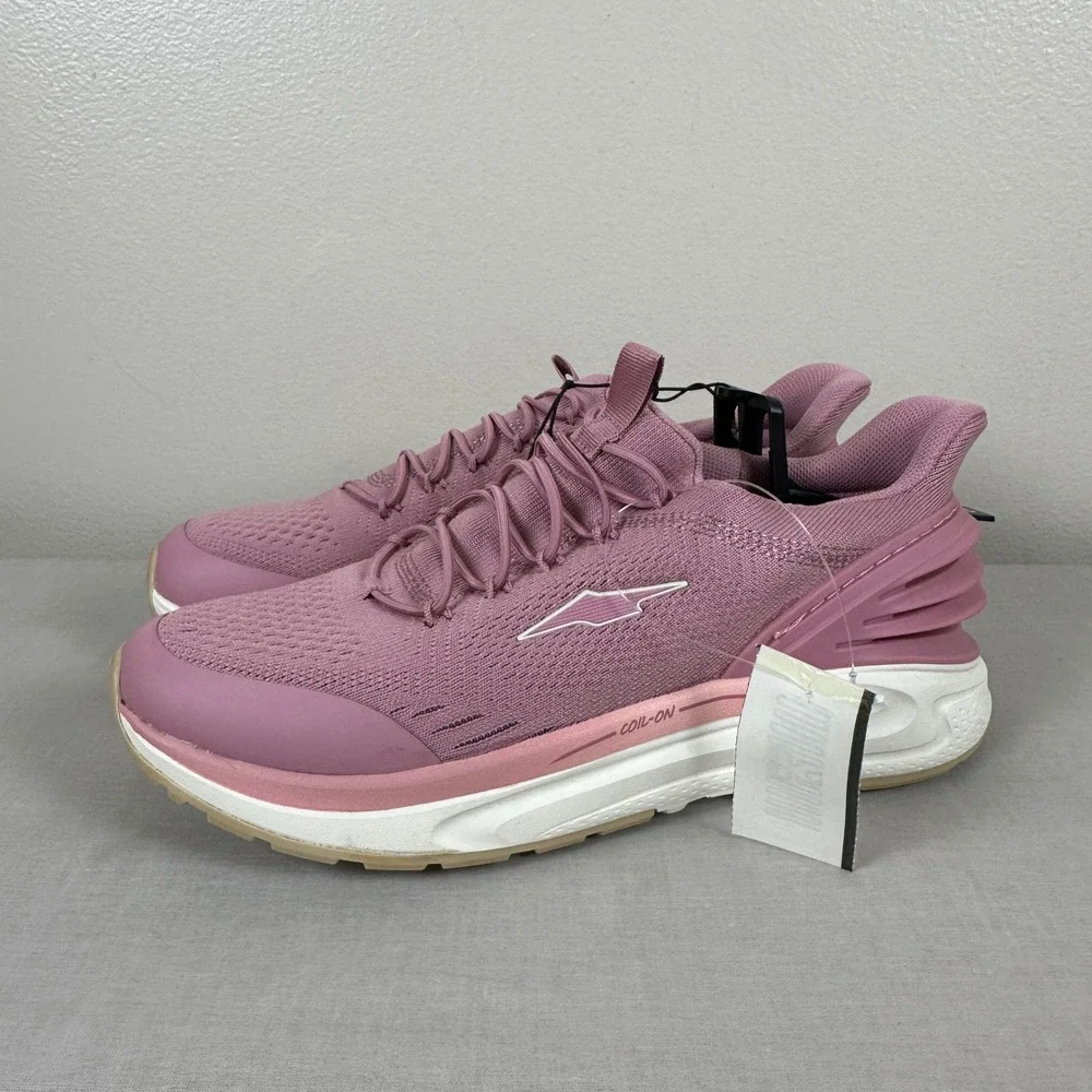 Avia Women's 10 Coil-On 2.0 Running Shoes Mauve Pink Mesh Walking workout NEW